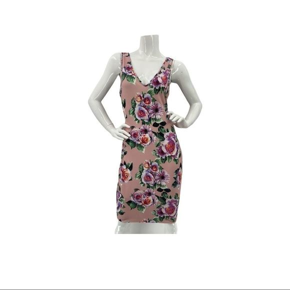 Zara Floral MIDI dress sz L - Picture 1 of 5